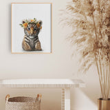 Baby Tiger wall art print