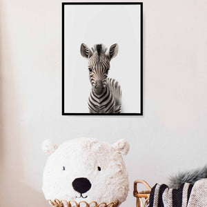 Zebra Minimalist Wall Art, Baby Zebra Nursery Decor, Boy Nursery Decor, Safari Baby Shower, Baby Boy Gift, Kids Wall Art, Living Room Art