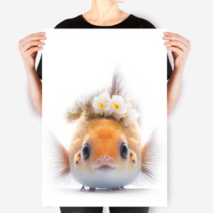 Baby Pufferfish Art Print, Bathroom Wall Art, Beach House Decor, Kitchen Wall Art, Digital Art Print, Coastal Wall Decor, Baby Girl Gift