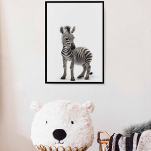 Zebra Foal Wall Art, Baby Zebra Nursery Decor, Safari Baby Animals, Baby Room Decor, Nursery Wall Art, Wall Hangings, Baby Shower Gift