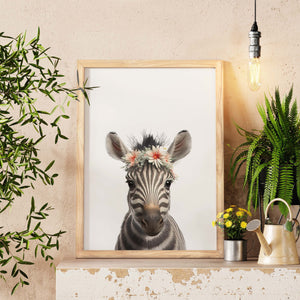 Zebra Foal Wall Art, Baby Zebra Nursery Decor, Safari Baby Animals, Boy Nursery Decor, Safari Baby Shower, Safari Baby Shower, Baby Boy Gift